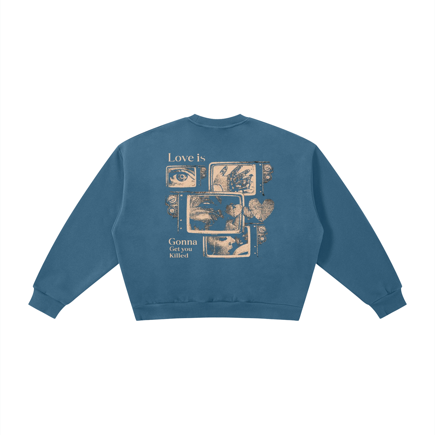 Boxy Fleece Crewneck Sweatshirt