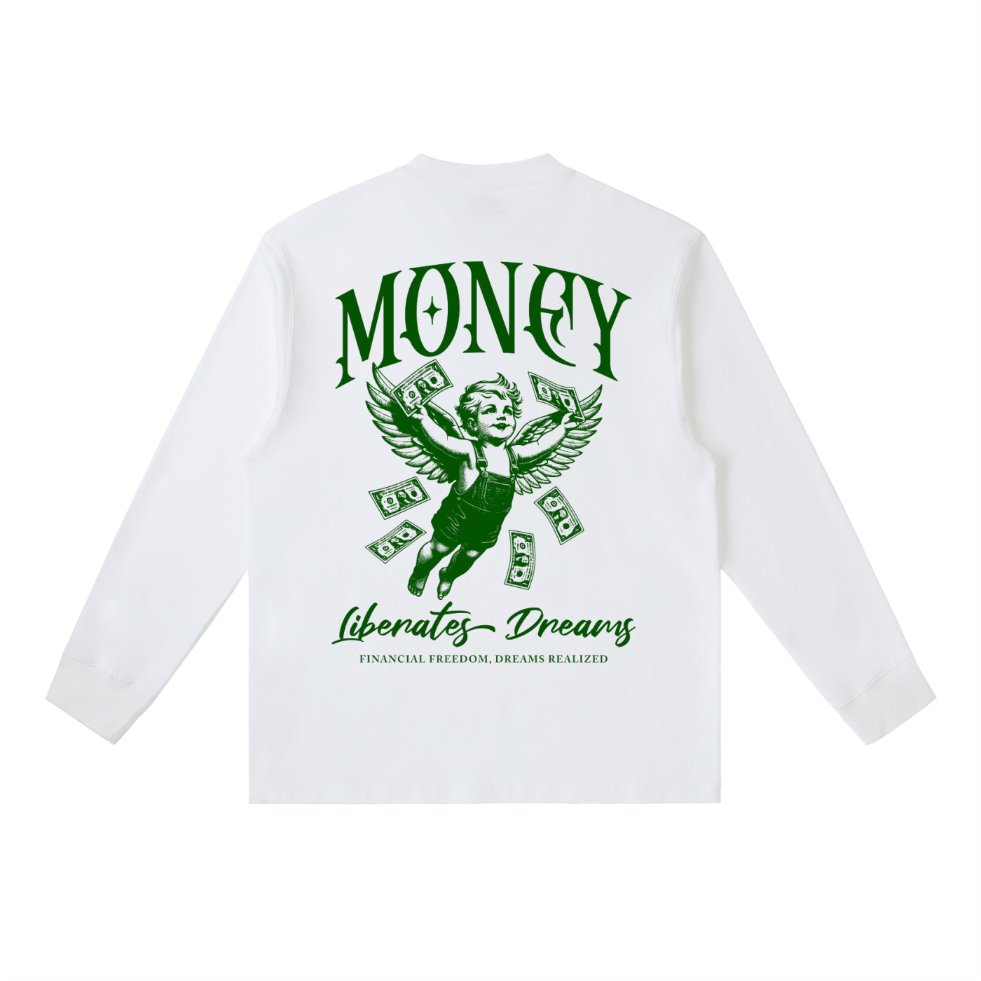 "RISK / RICH" LONG SLEEVE T-SHIRT