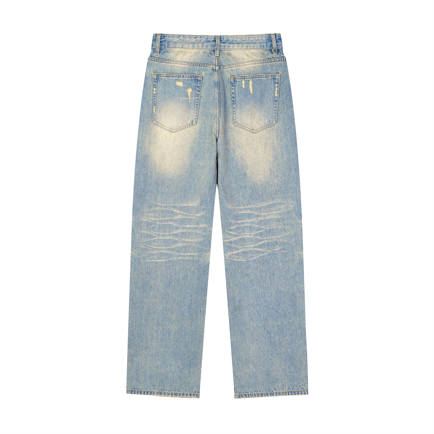 Bardibal Sun Fade Raw Hem Denim Jeans