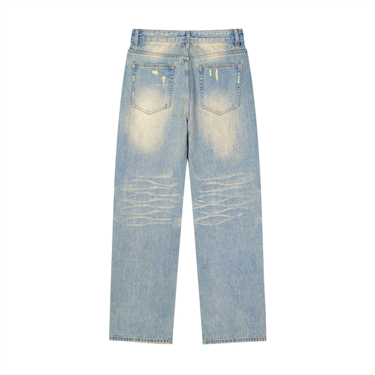 Bardibal Sun Fade Raw Hem Denim Jeans