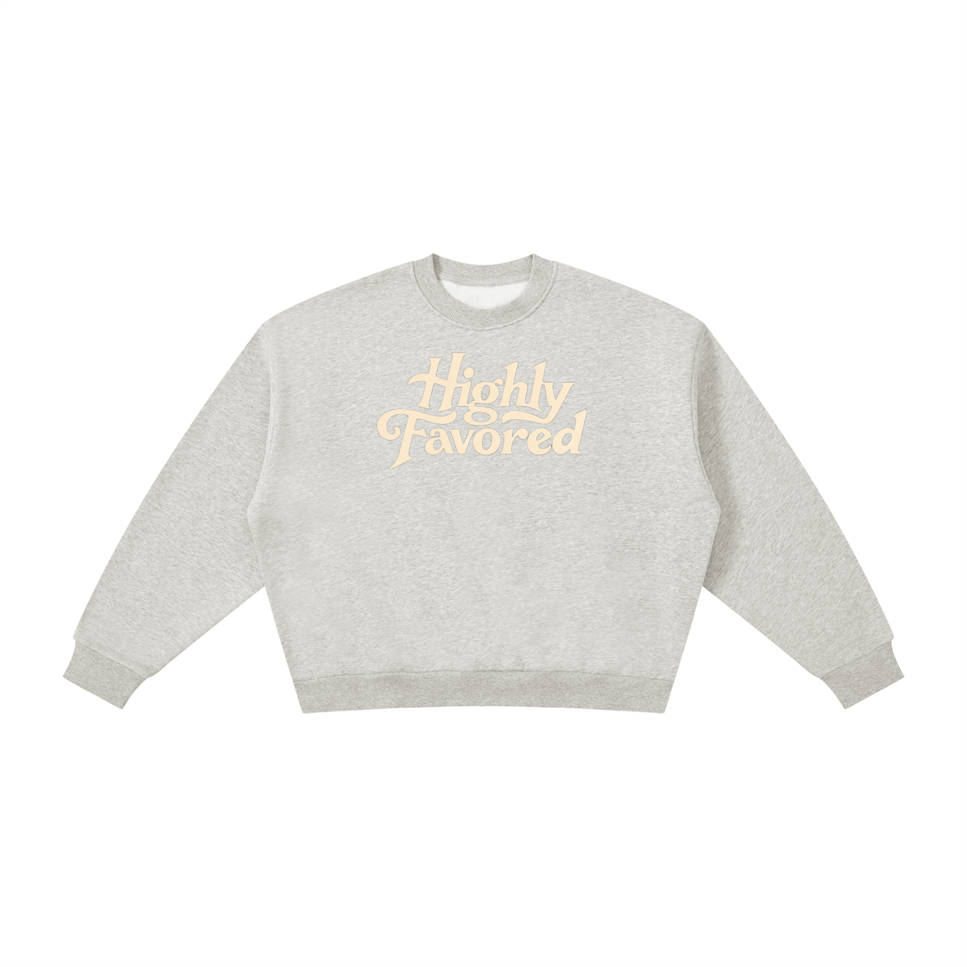 Boxy Fleece Crewneck Sweatshirt
