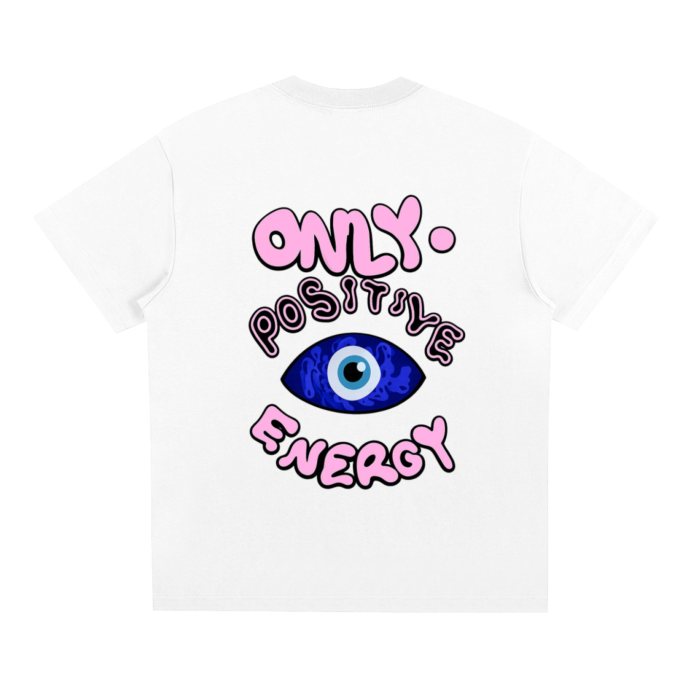 "F*CK OFF / ONLY POSITIVE ENERGY" T-SHIRT