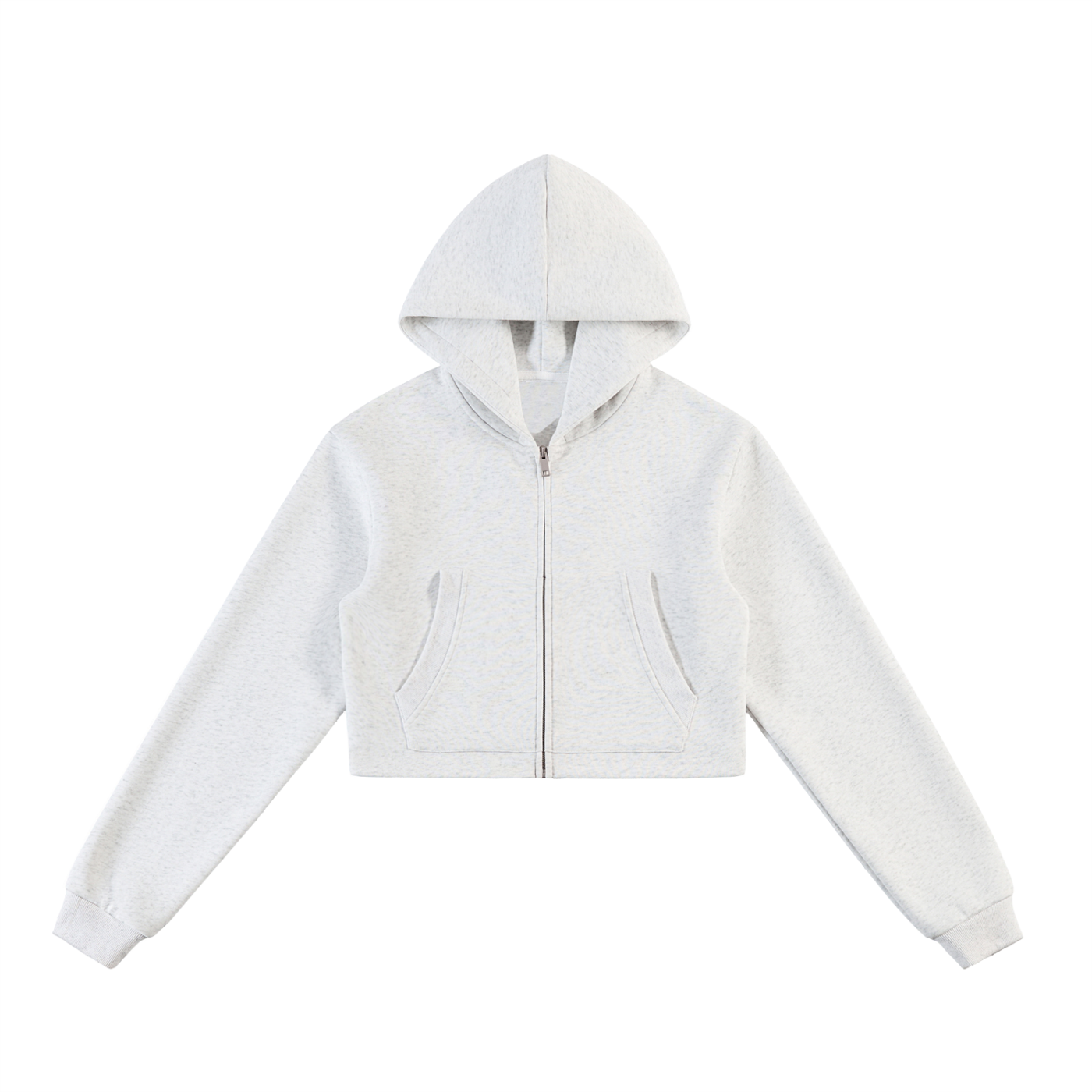 Bardibal Cropped Zip-Up Hoodie
