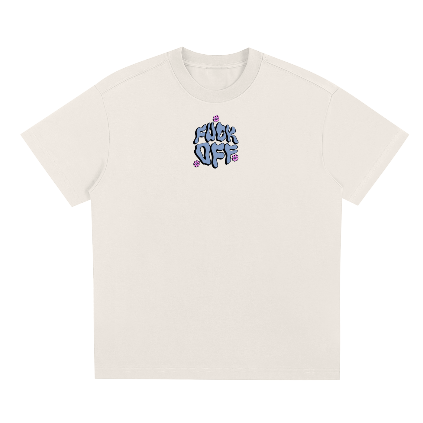 "F*CK OFF / ONLY POSITIVE ENERGY" T-SHIRT