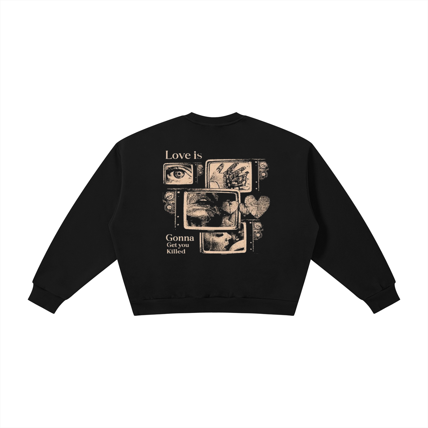Boxy Fleece Crewneck Sweatshirt