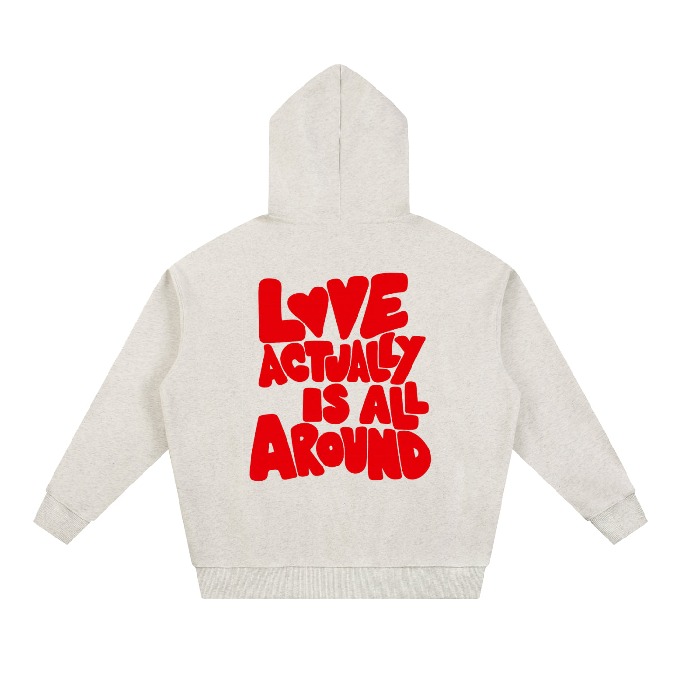 "AMOR / LOVE ACTUALLY IS ALL AROUND" HOODIE