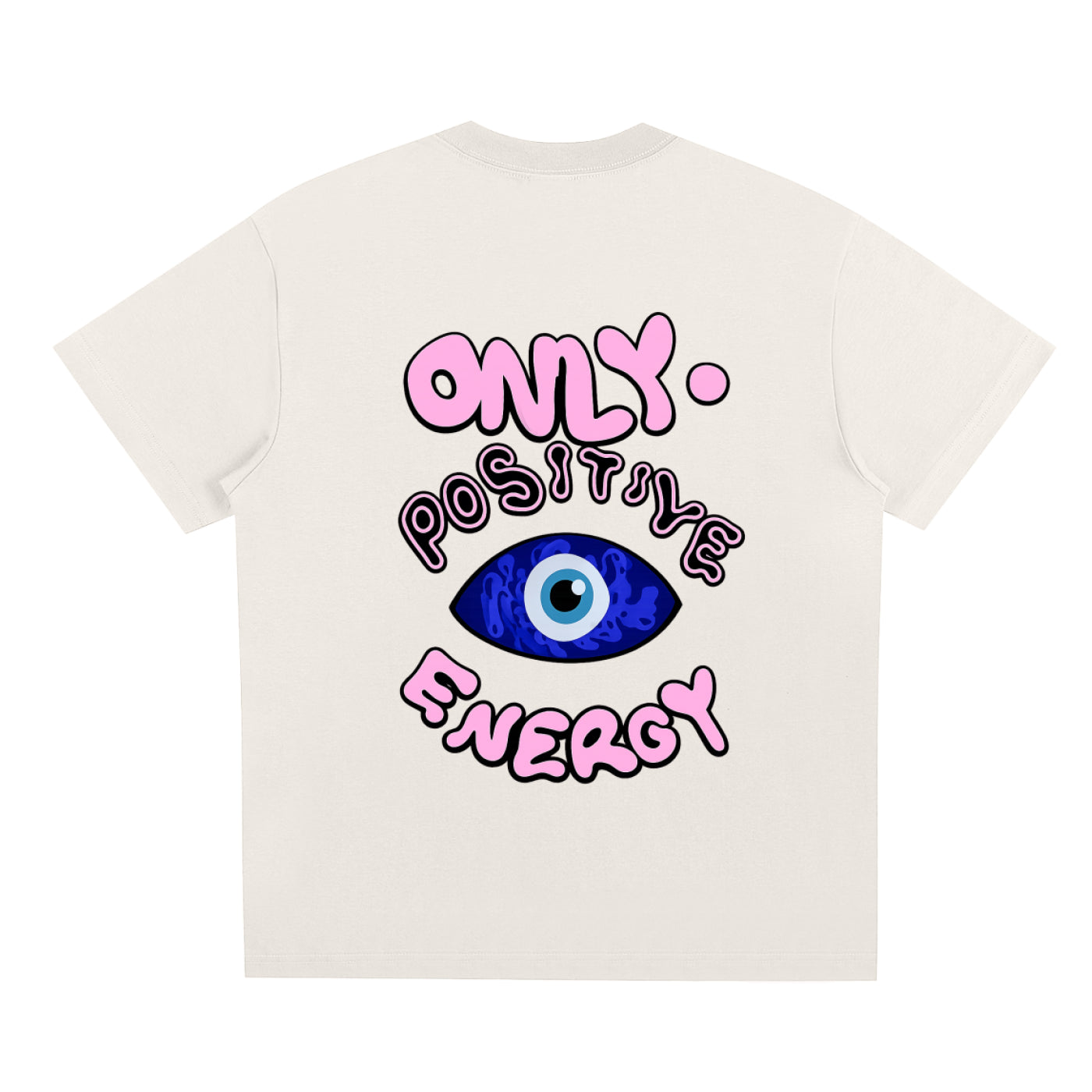 "F*CK OFF / ONLY POSITIVE ENERGY" T-SHIRT