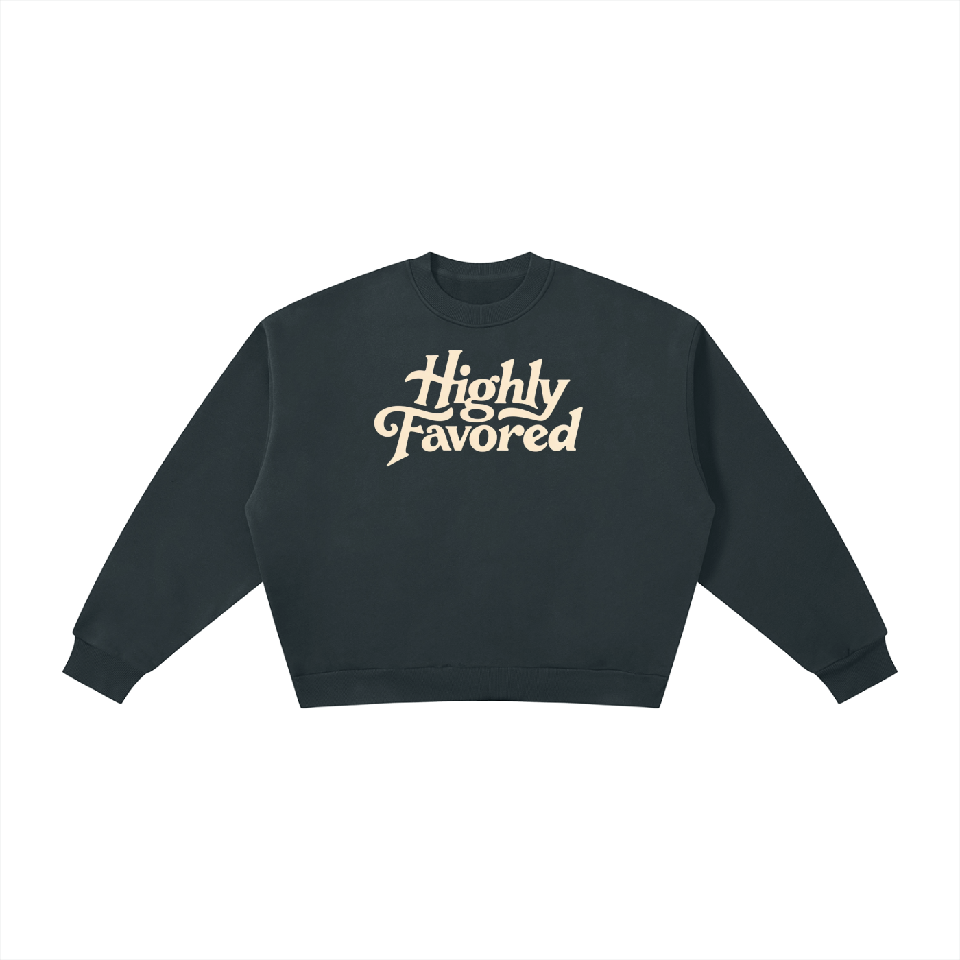 Boxy Fleece Crewneck Sweatshirt