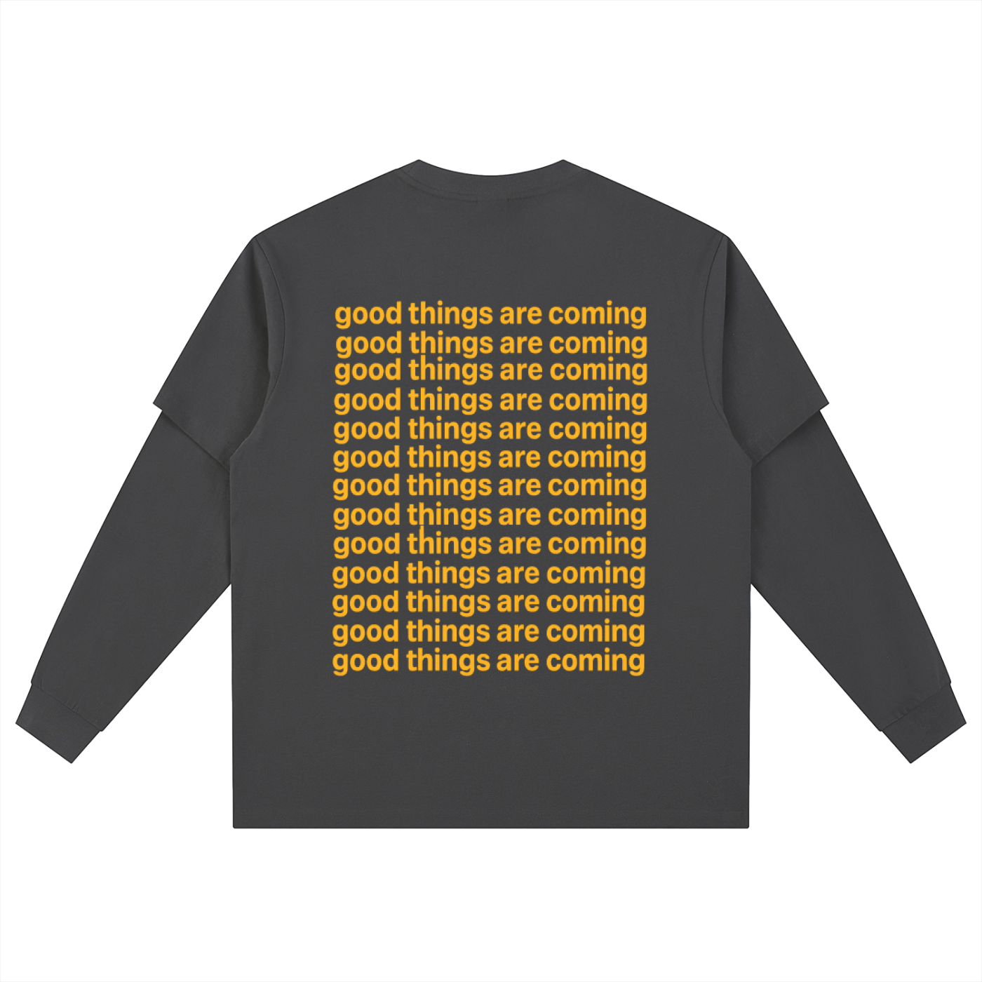 Layered Long Sleeve Oversized Tee