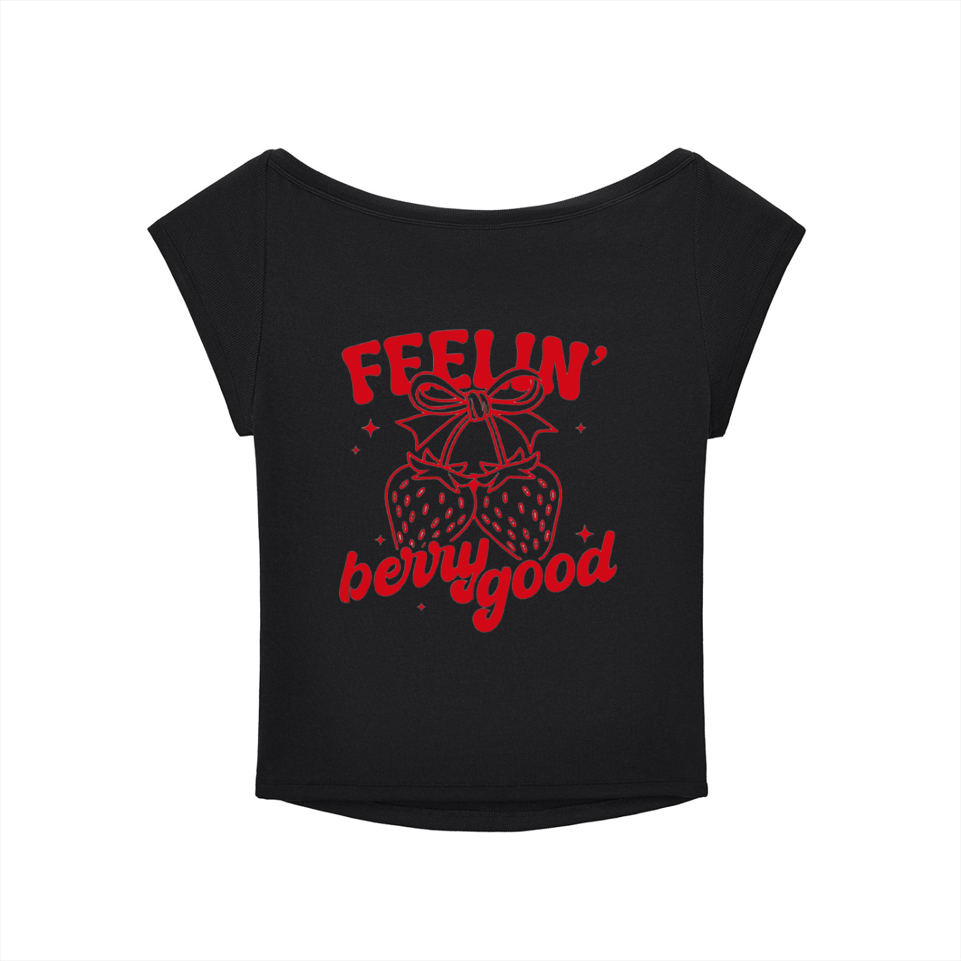 "STRAWBERRY / FEELIN' BERRY GOOD" T SHIRT