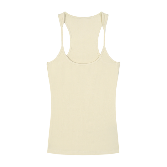 Slim Fit Ribbed Racerback Tank Top