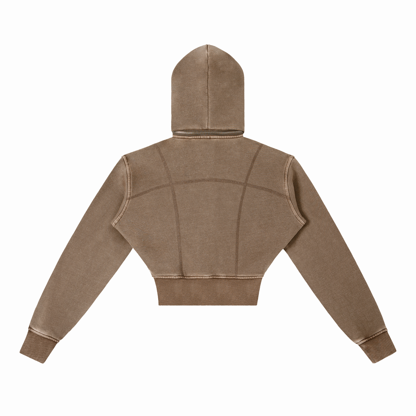 Bardibal Washed Cropped Fleece Hoodie
