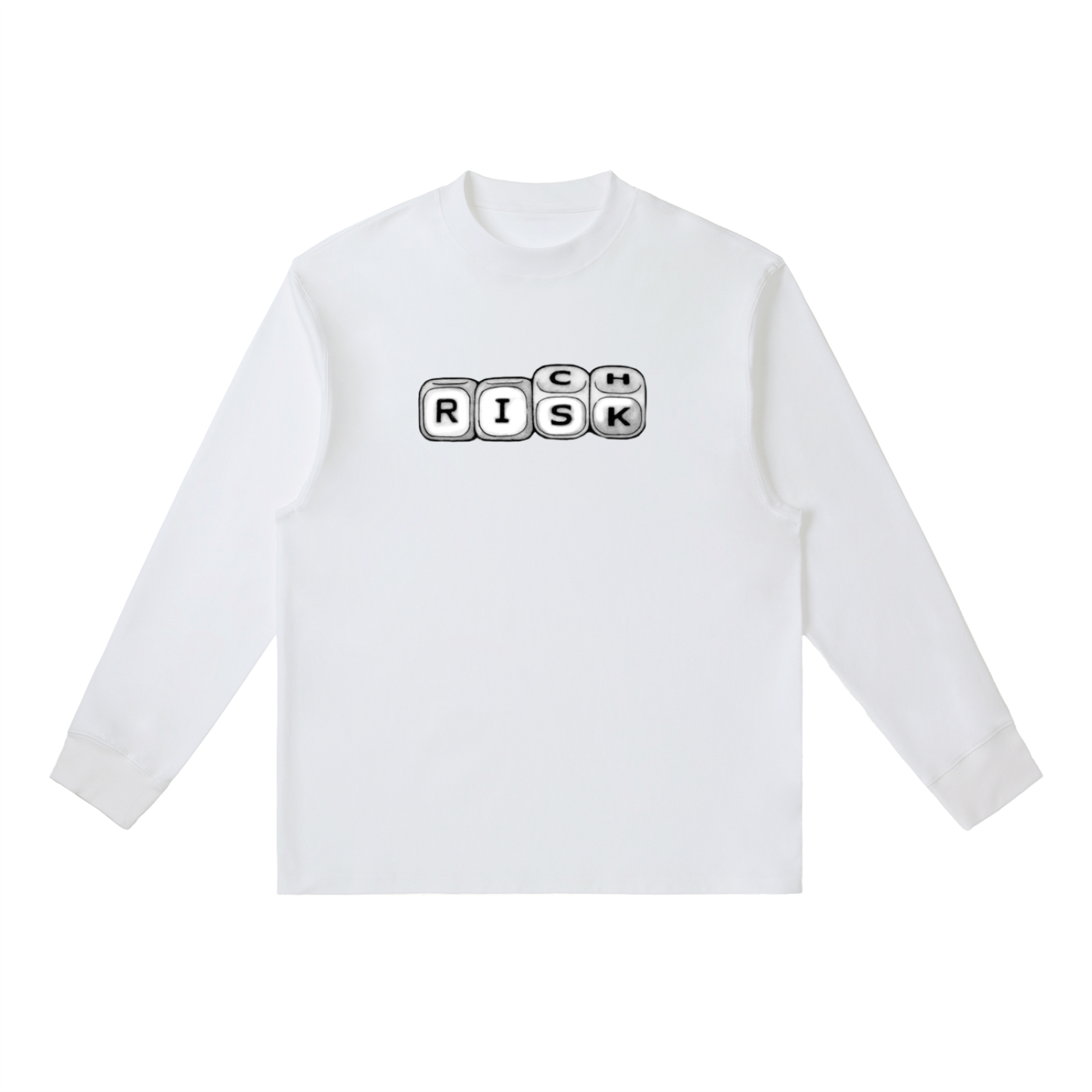 "RISK / RICH" LONG SLEEVE T-SHIRT