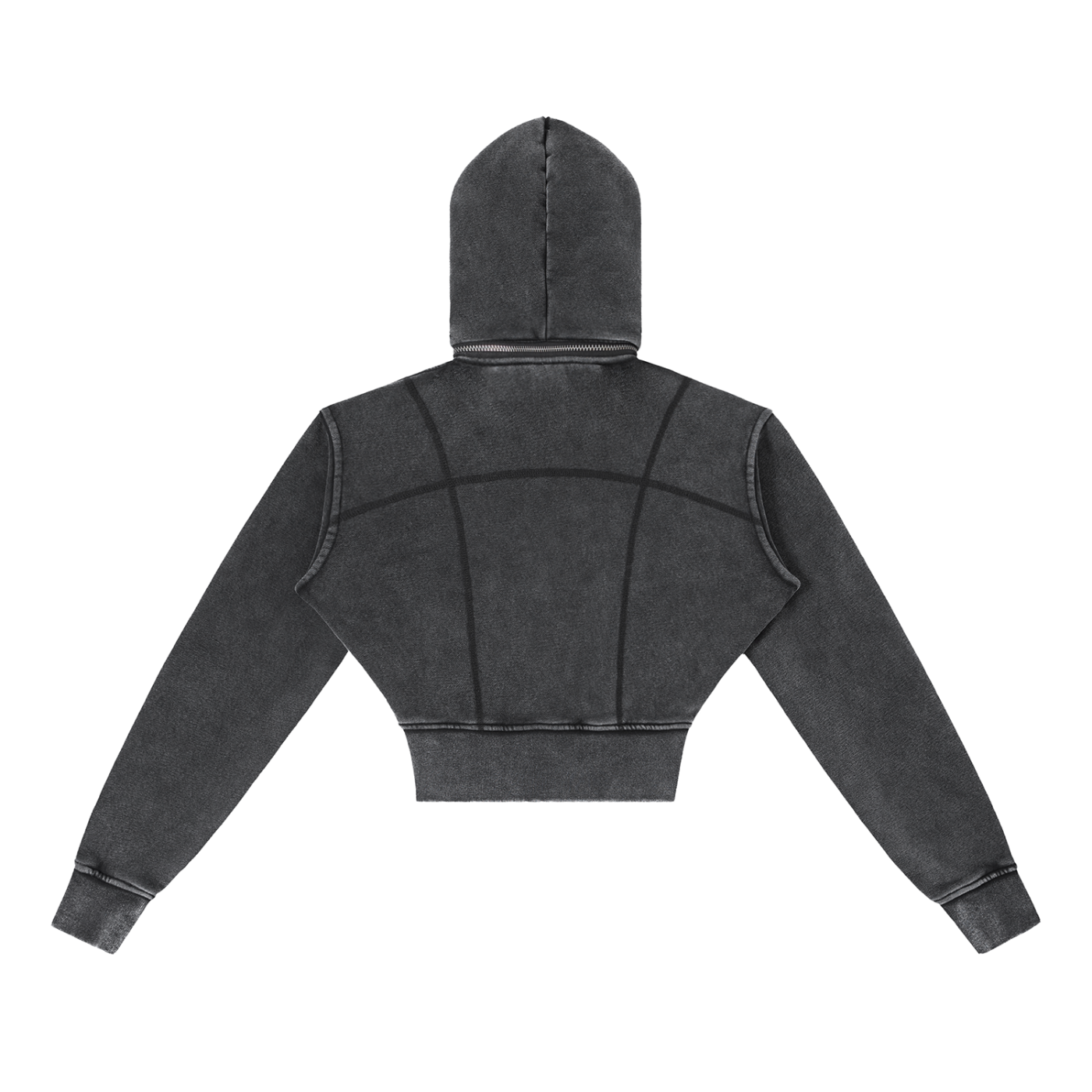 Bardibal Washed Cropped Fleece Hoodie