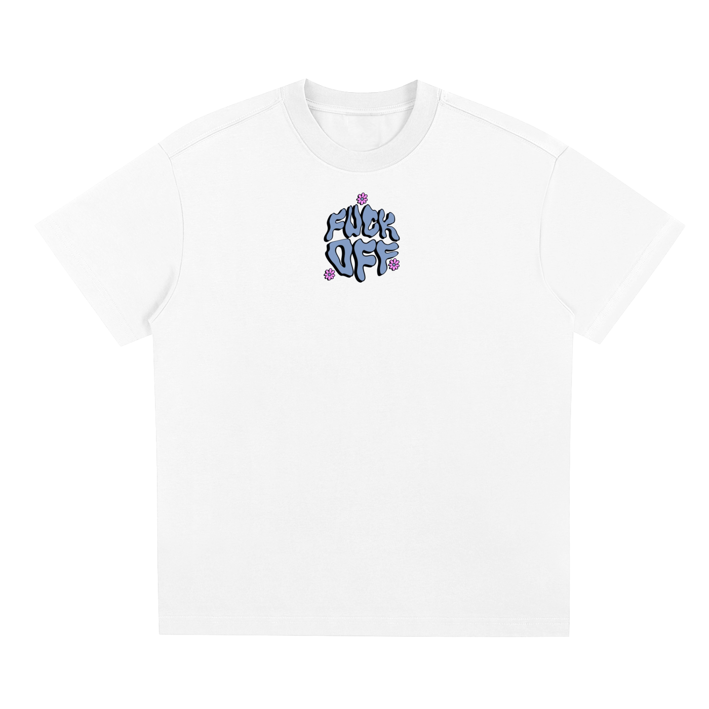 "F*CK OFF / ONLY POSITIVE ENERGY" T-SHIRT