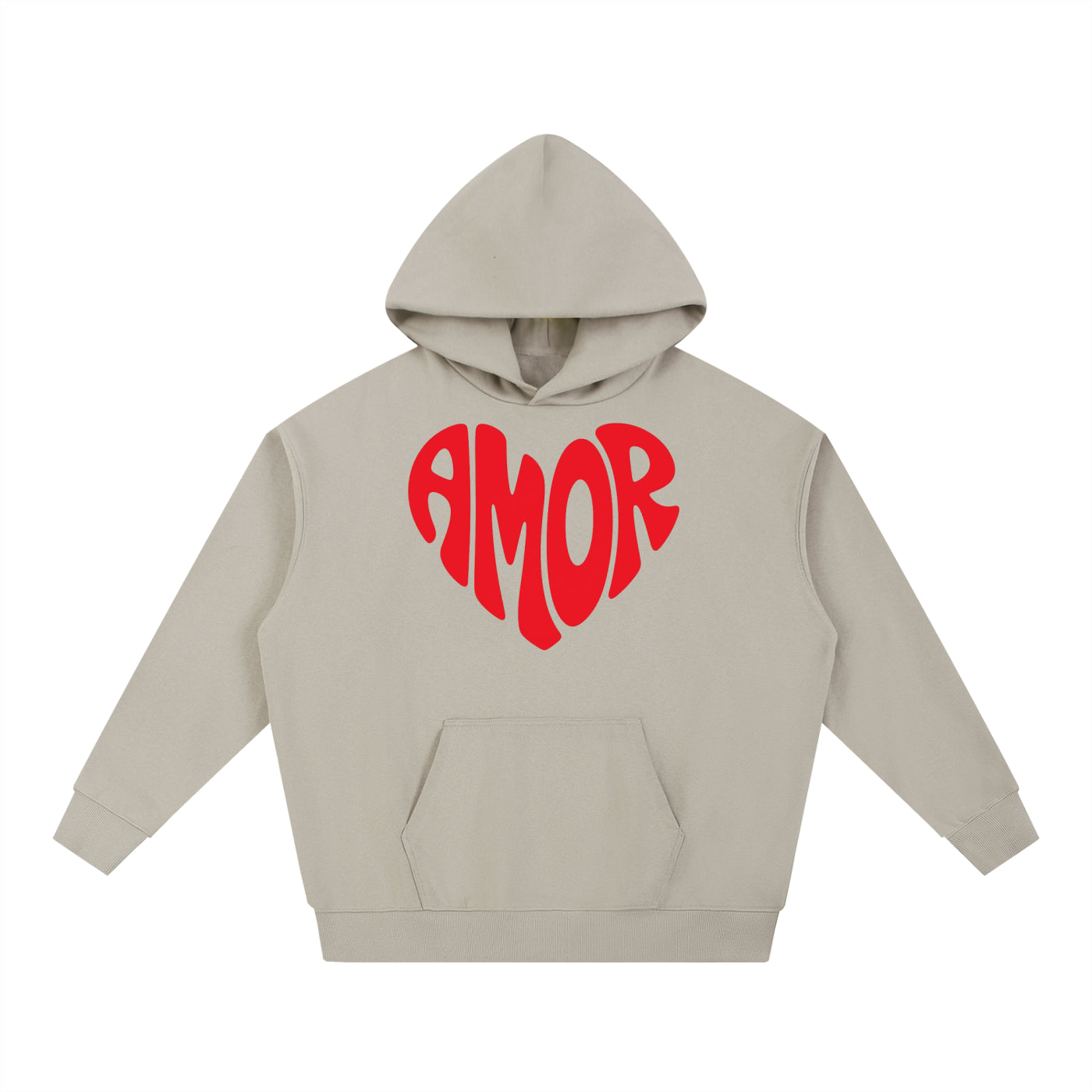 "AMOR / LOVE ACTUALLY IS ALL AROUND" HOODIE