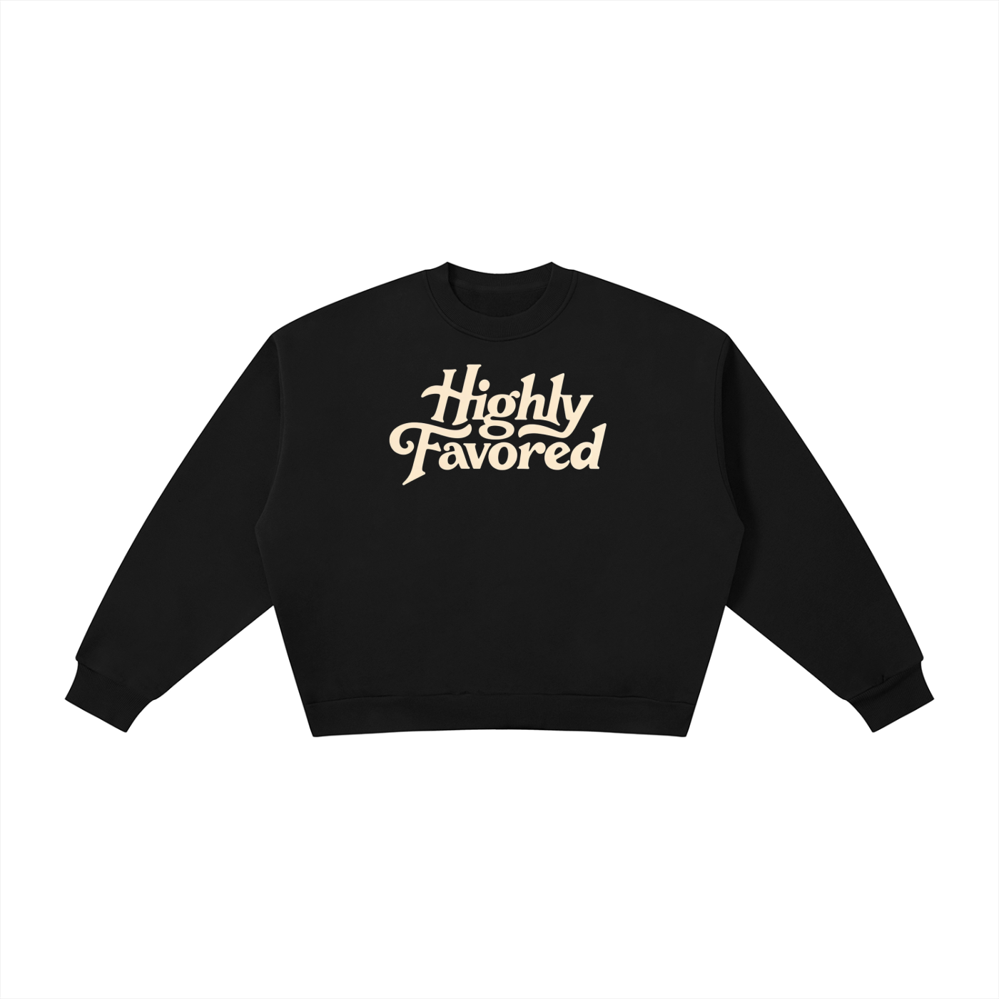 Boxy Fleece Crewneck Sweatshirt