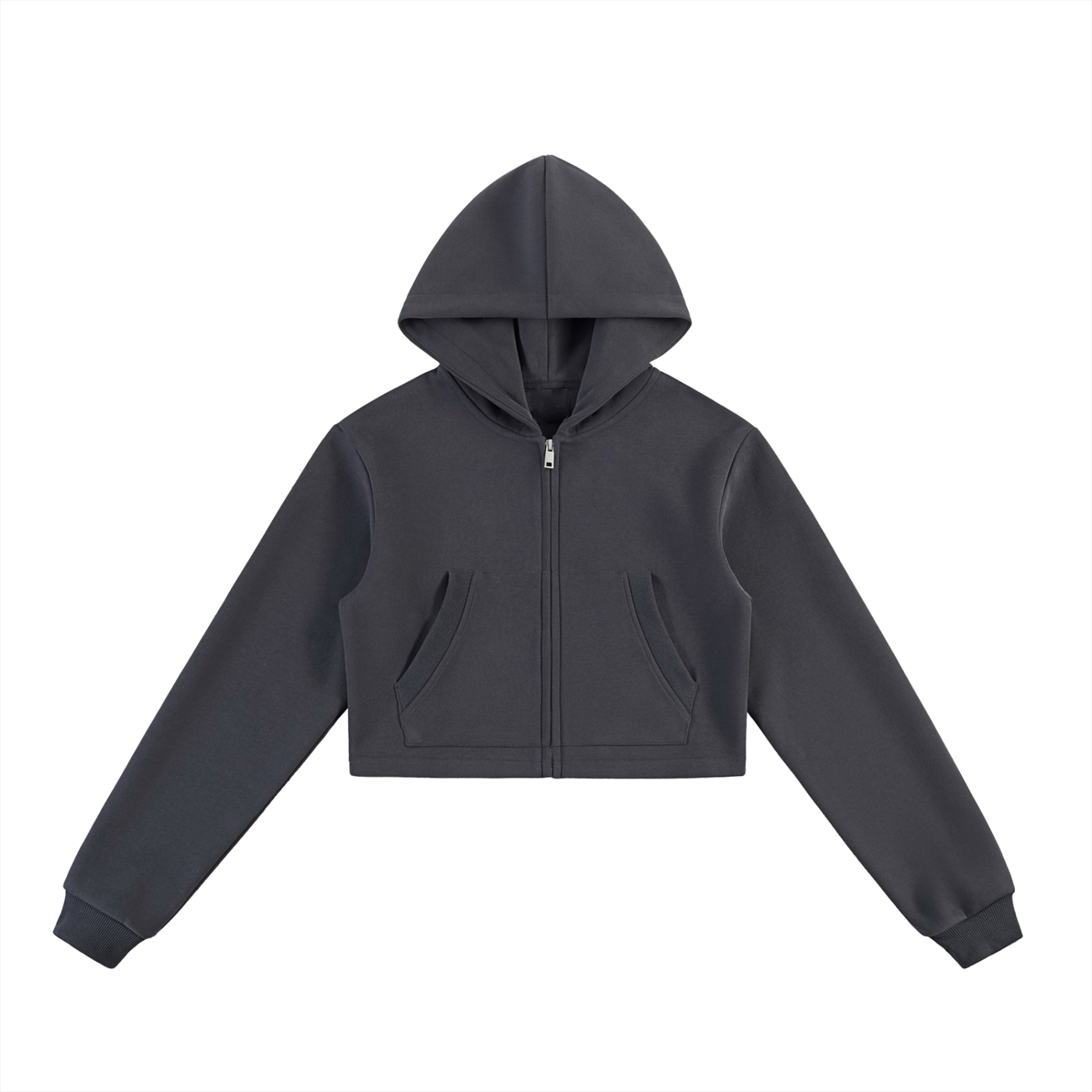 Bardibal Cropped Zip-Up Hoodie