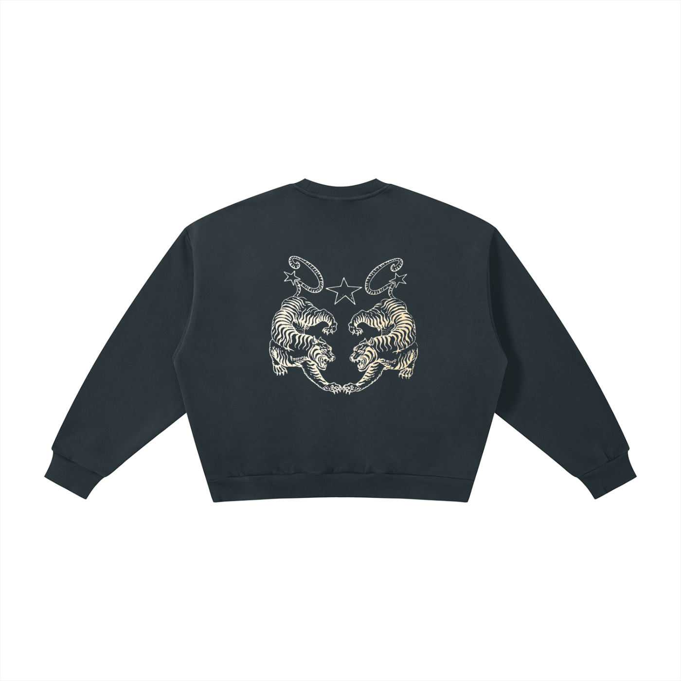 Boxy Fleece Crewneck Sweatshirt