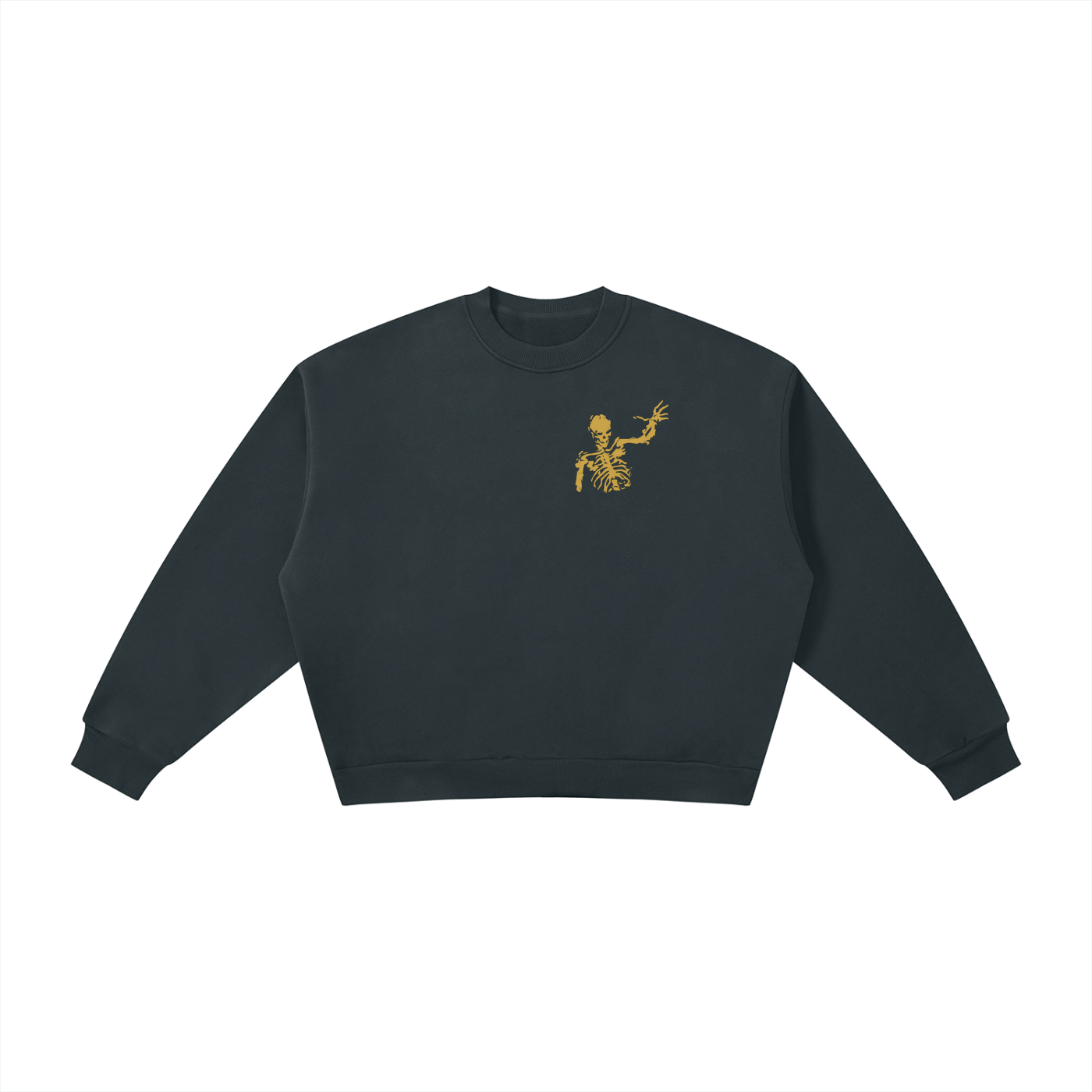 Boxy Fleece Crewneck Sweatshirt