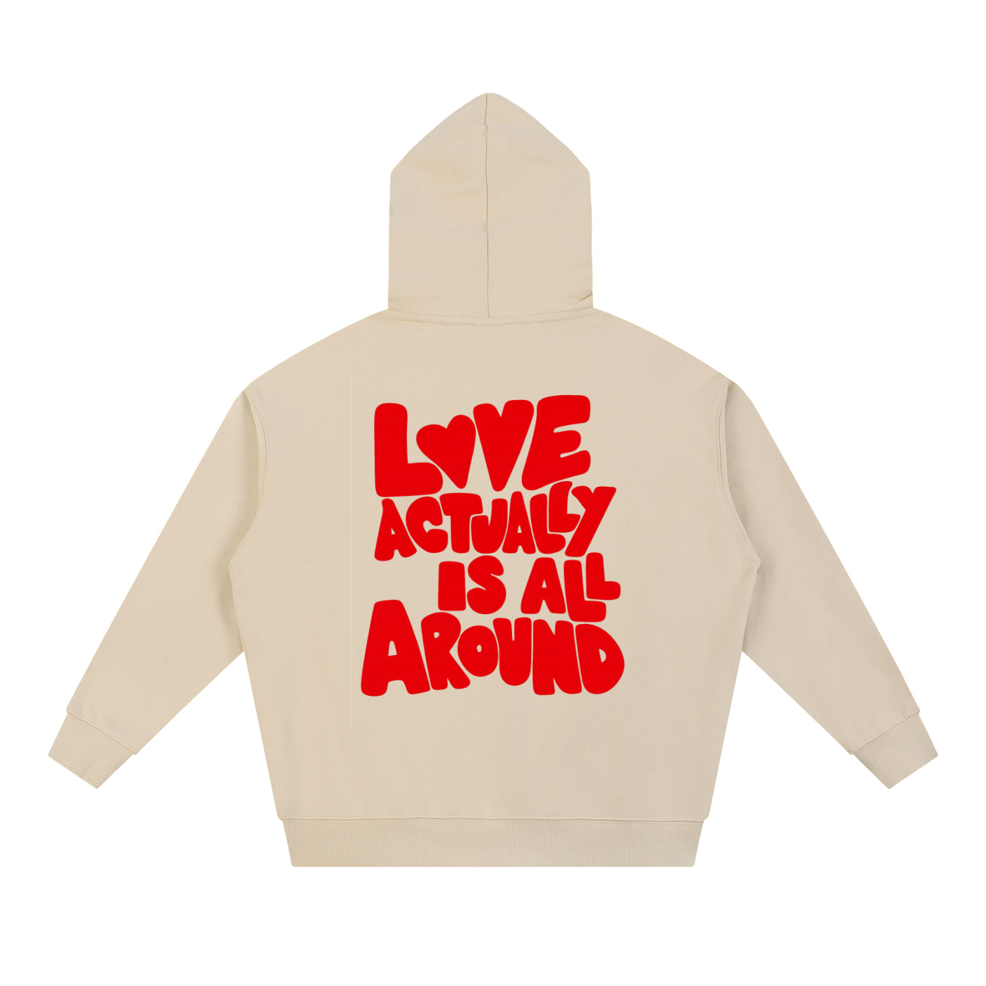 "AMOR / LOVE ACTUALLY IS ALL AROUND" HOODIE