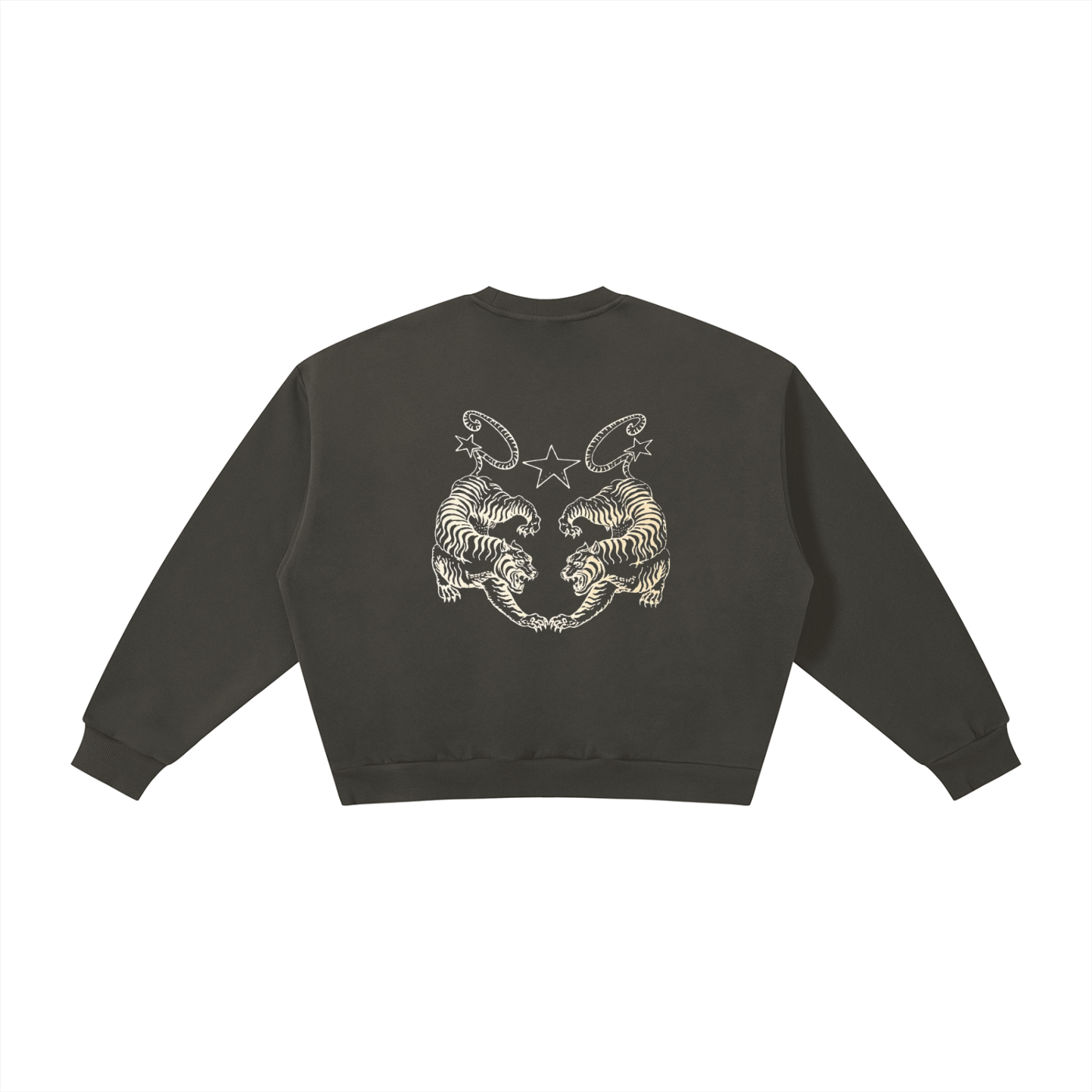 Boxy Fleece Crewneck Sweatshirt