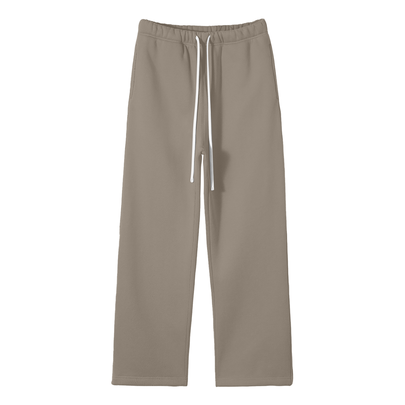 Bardibal Solid Color Fleece Straight Leg Pants
