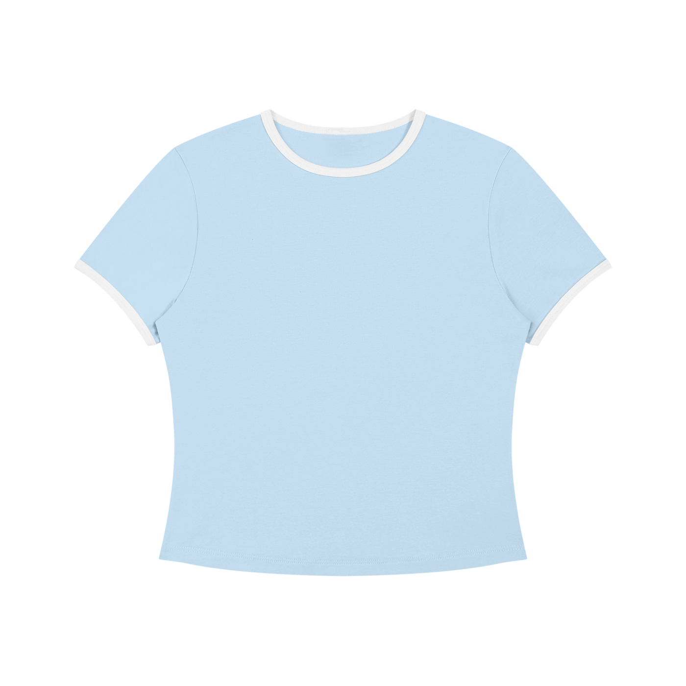 Women’s Color Block Crop T-Shirt