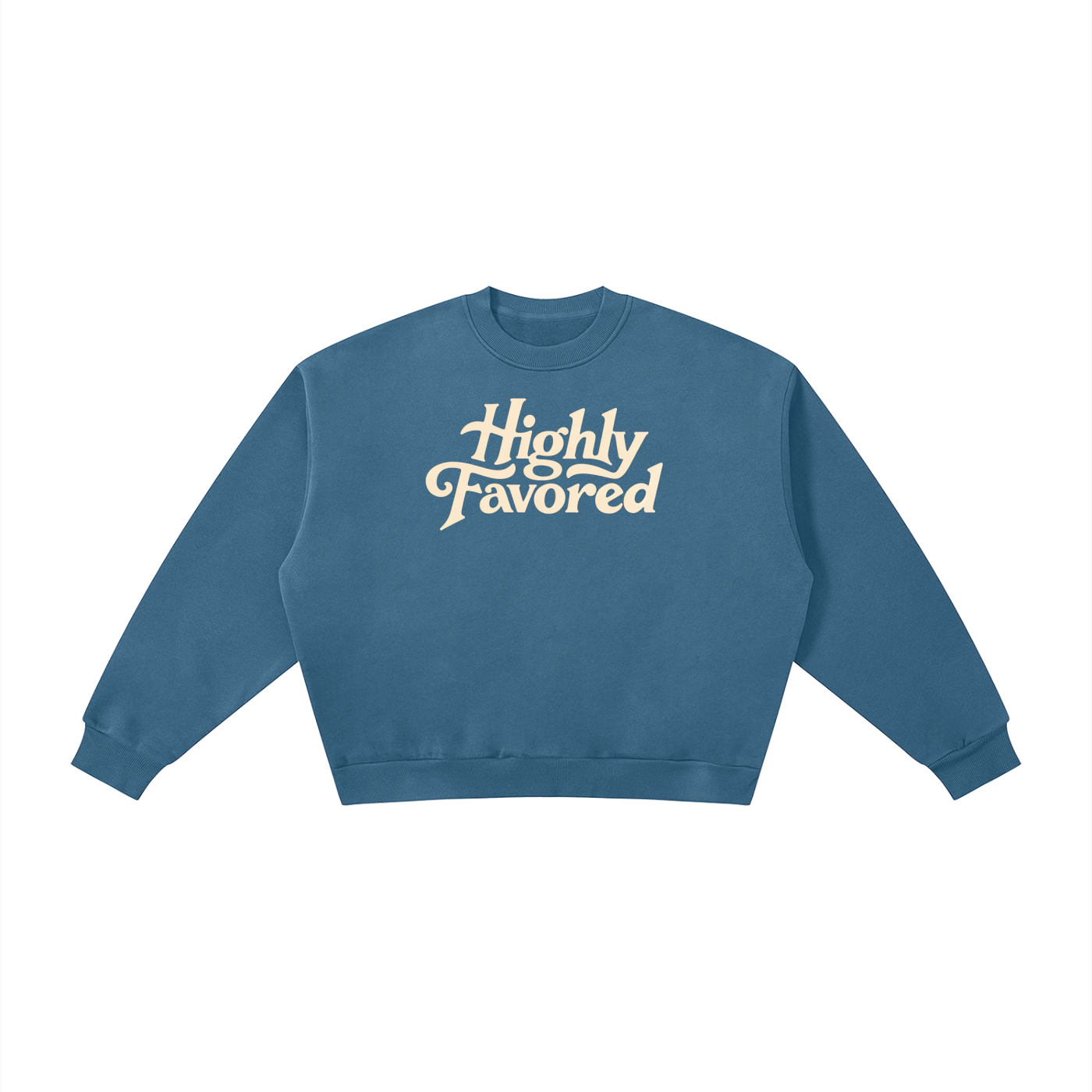 Boxy Fleece Crewneck Sweatshirt