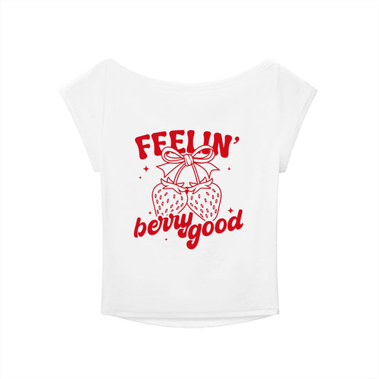 "STRAWBERRY / FEELIN' BERRY GOOD" T SHIRT