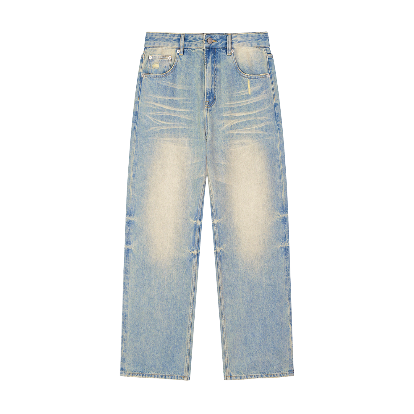 Bardibal Sun Fade Raw Hem Denim Jeans