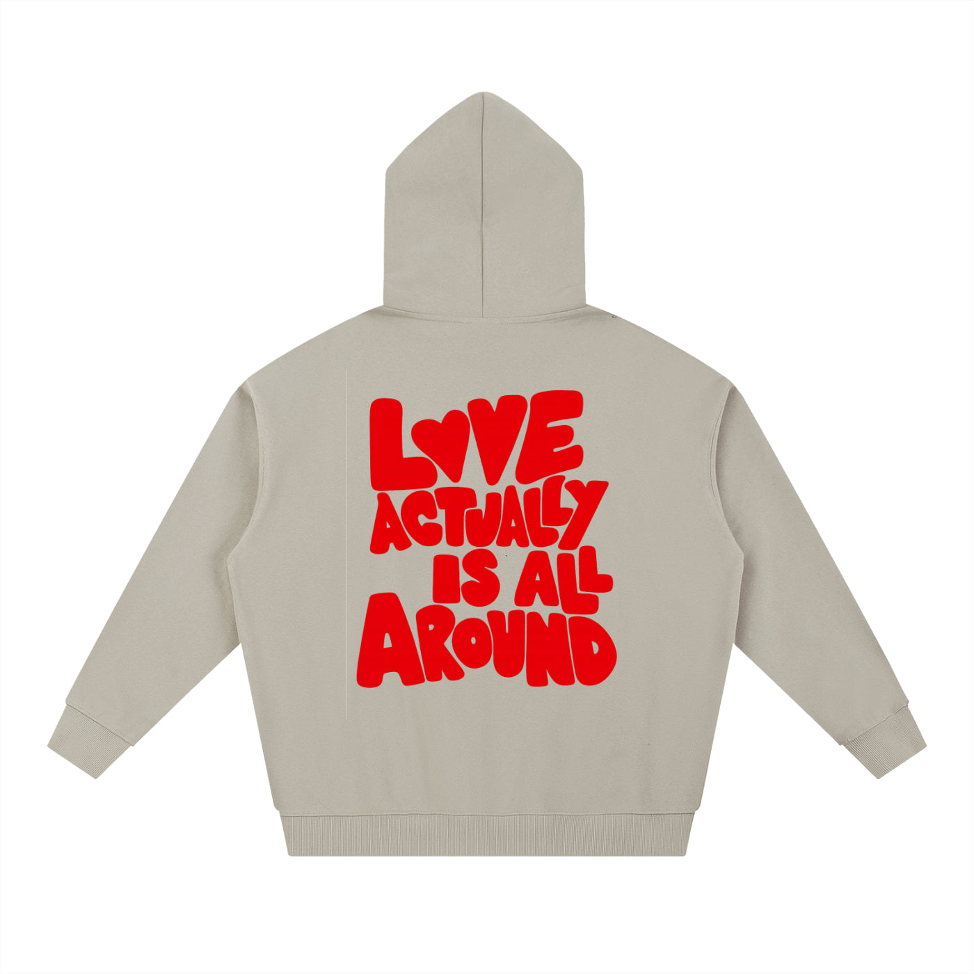"AMOR / LOVE ACTUALLY IS ALL AROUND" HOODIE