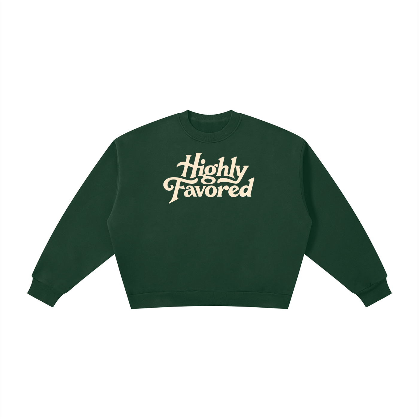 Boxy Fleece Crewneck Sweatshirt