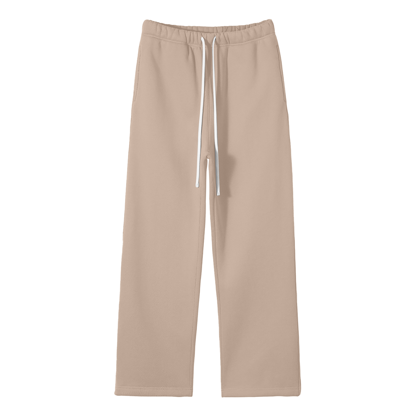 Bardibal Solid Color Fleece Straight Leg Pants