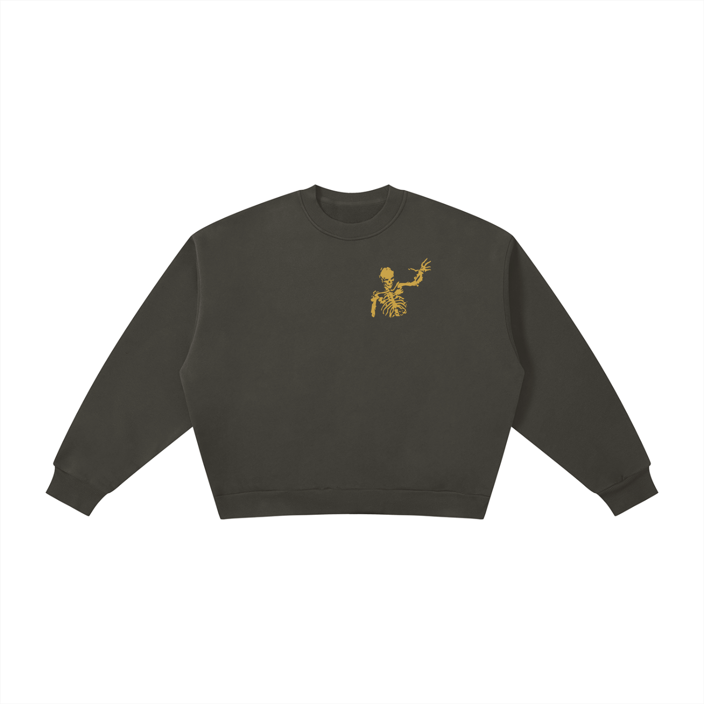 Boxy Fleece Crewneck Sweatshirt