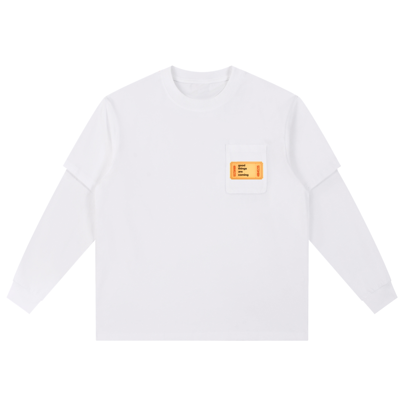 Layered Long Sleeve Oversized Tee