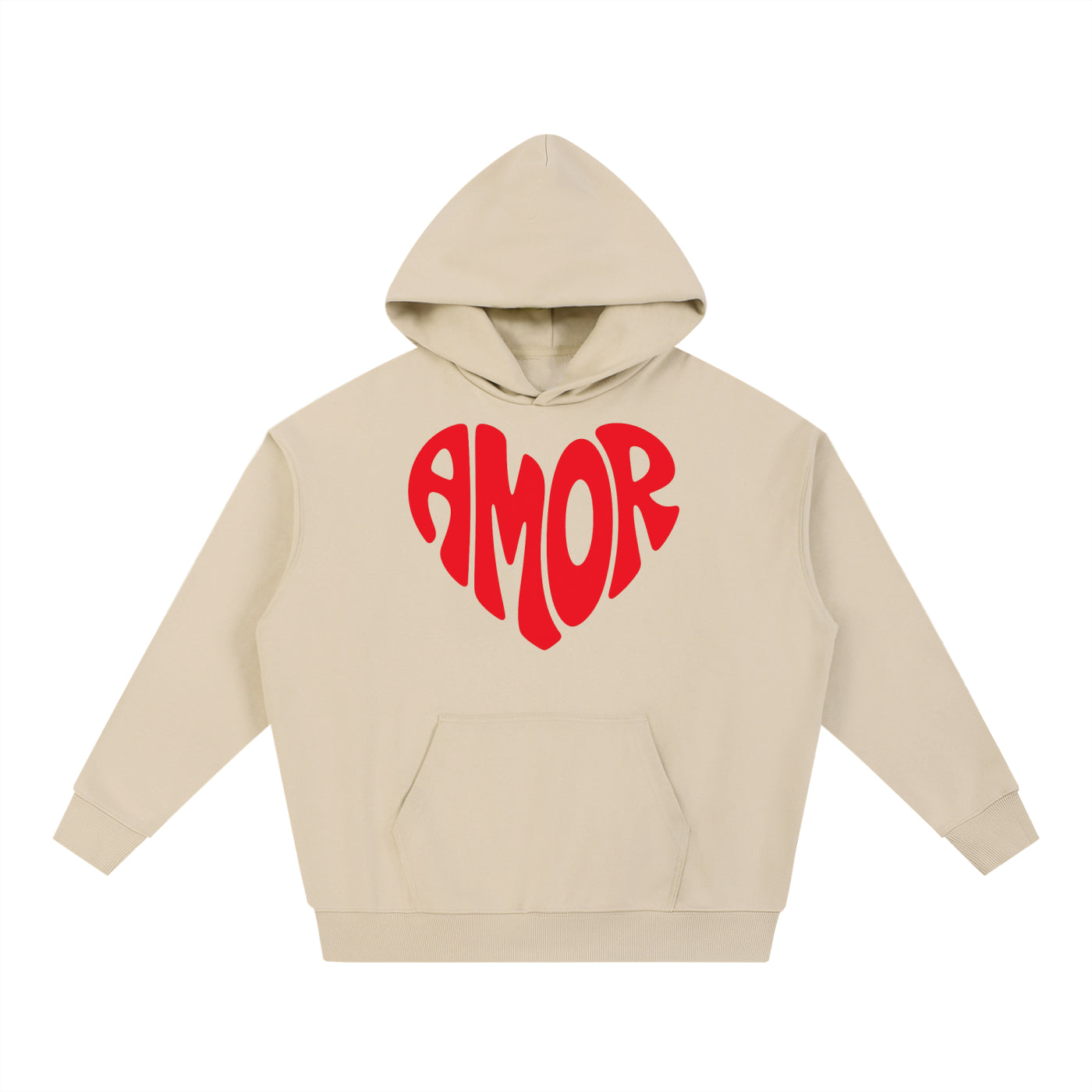 "AMOR / LOVE ACTUALLY IS ALL AROUND" HOODIE