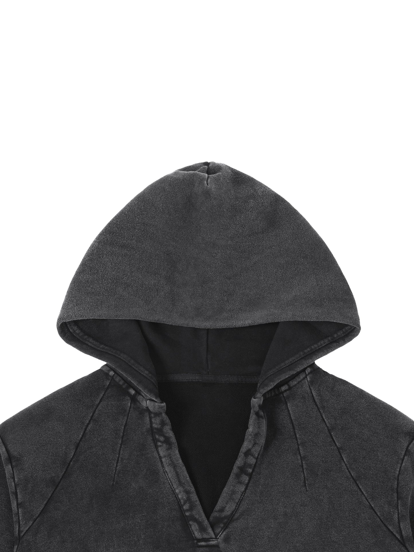 Bardibal Vintage Washed Raw Edge Hoodie