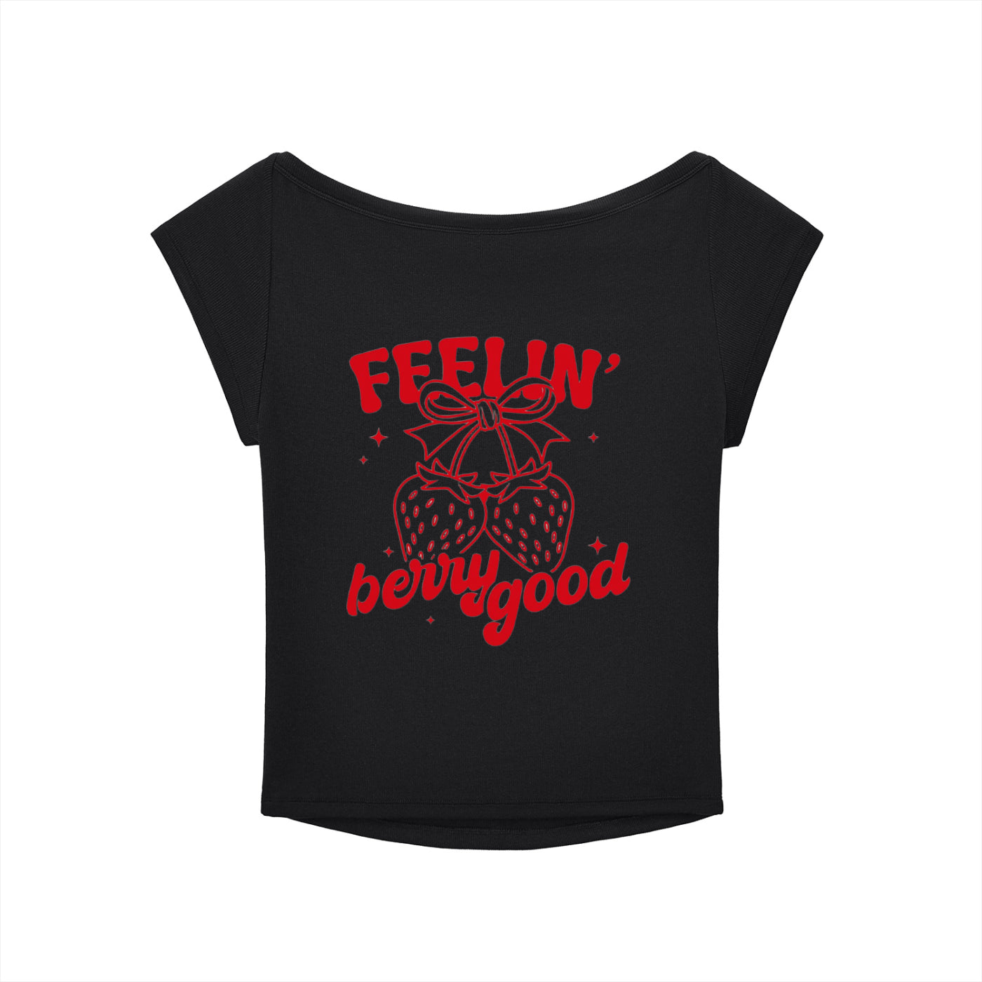 "STRAWBERRY / FEELIN' BERRY GOOD" T SHIRT