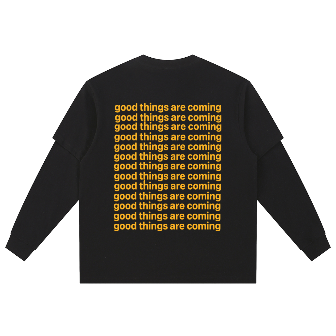 Layered Long Sleeve Oversized Tee