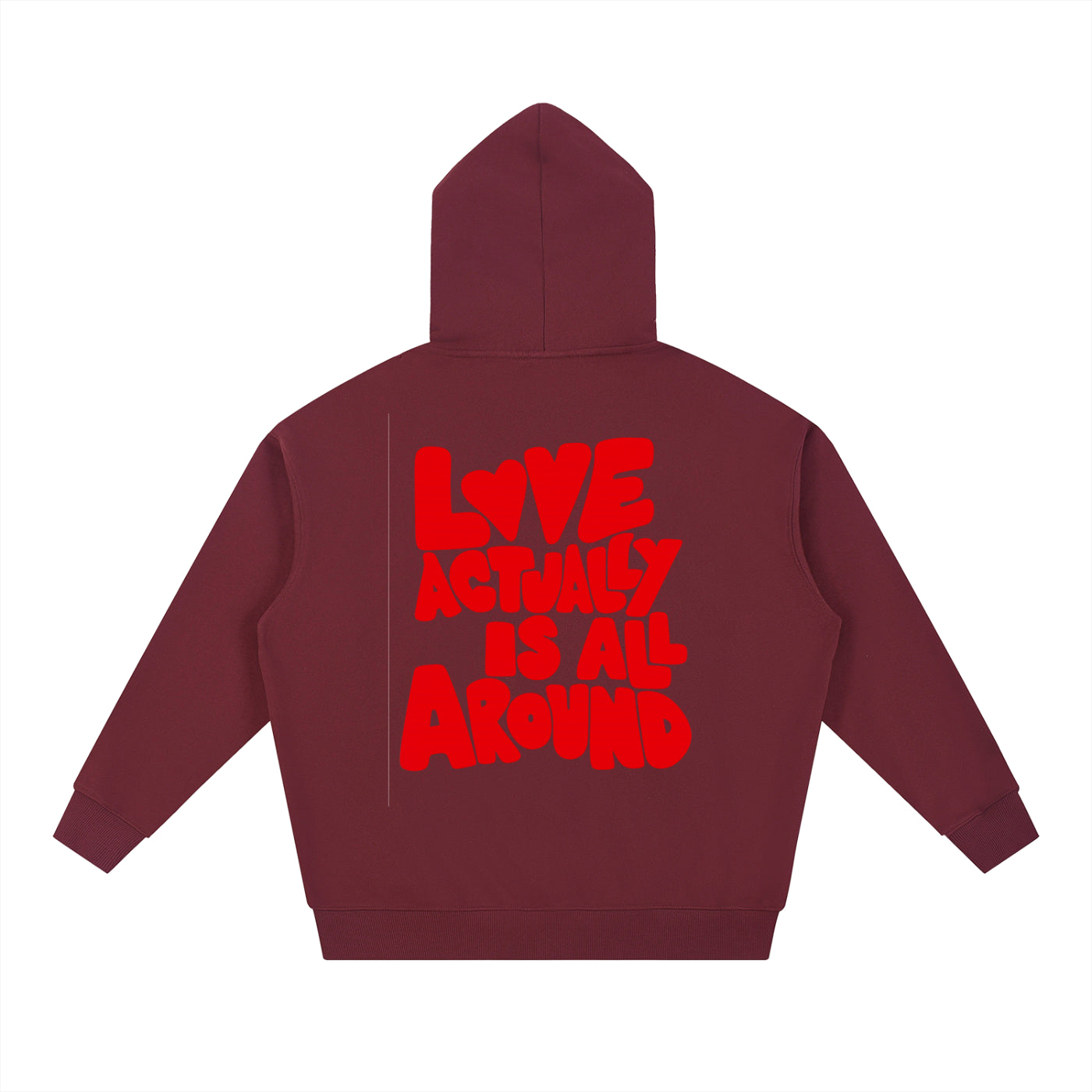 "AMOR / LOVE ACTUALLY IS ALL AROUND" HOODIE