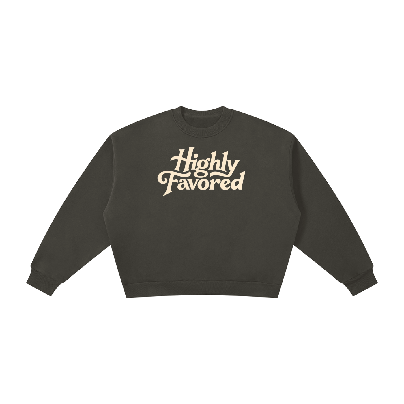 Boxy Fleece Crewneck Sweatshirt