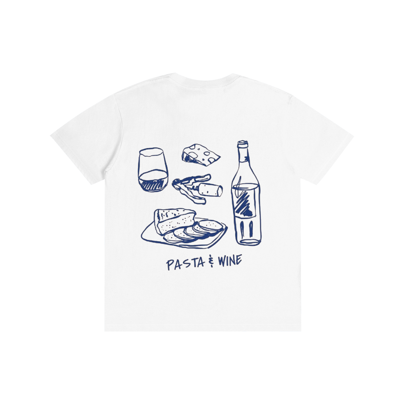 "PASTA & WINE" T-SHIRT