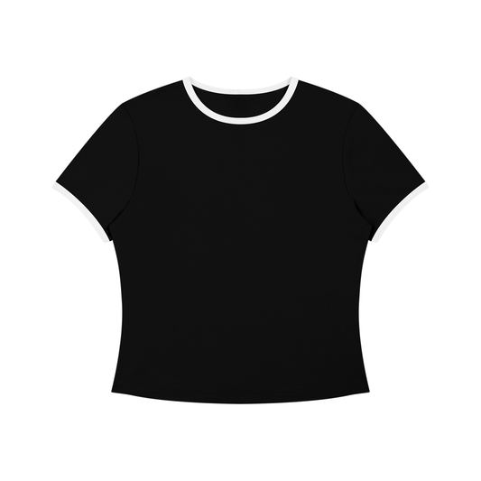 Women’s Color Block Crop T-Shirt
