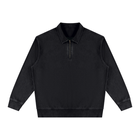 Unisex Vintage Wash Quarter-Zip Sweatshirt