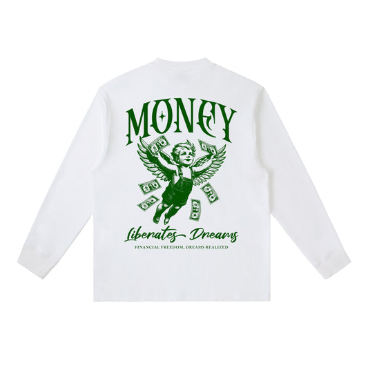 "RISK / RICH" LONG SLEEVE T-SHIRT