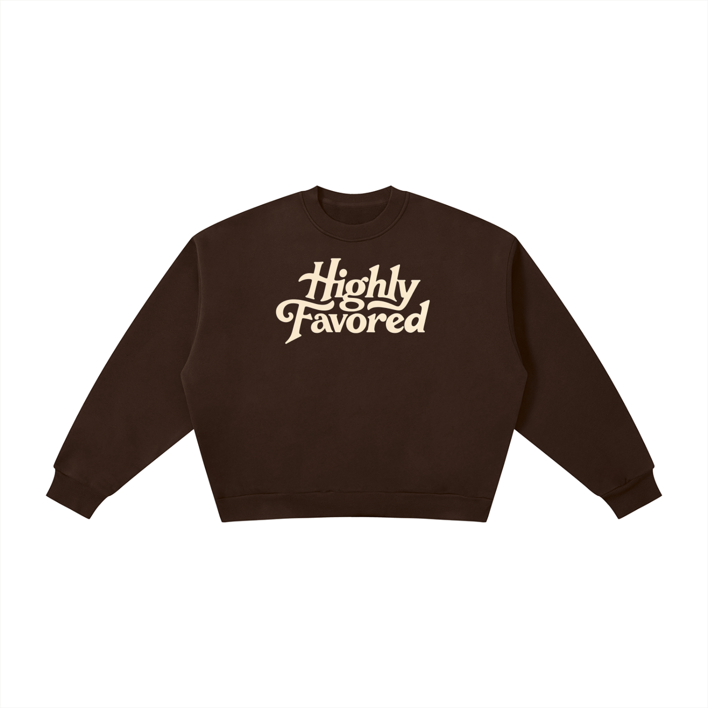 Boxy Fleece Crewneck Sweatshirt