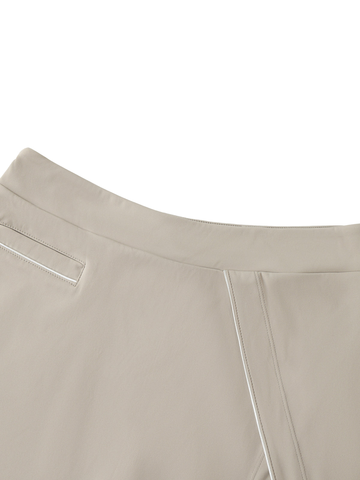 High-Waist Pocketed A-Line Skirt