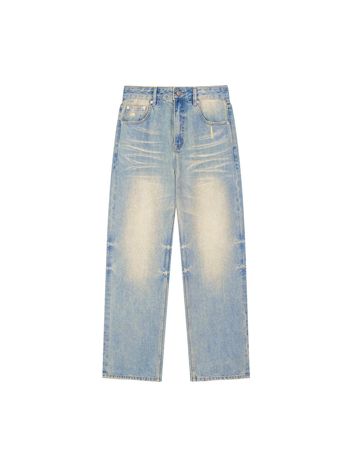 Bardibal Sun Fade Raw Hem Denim Jeans