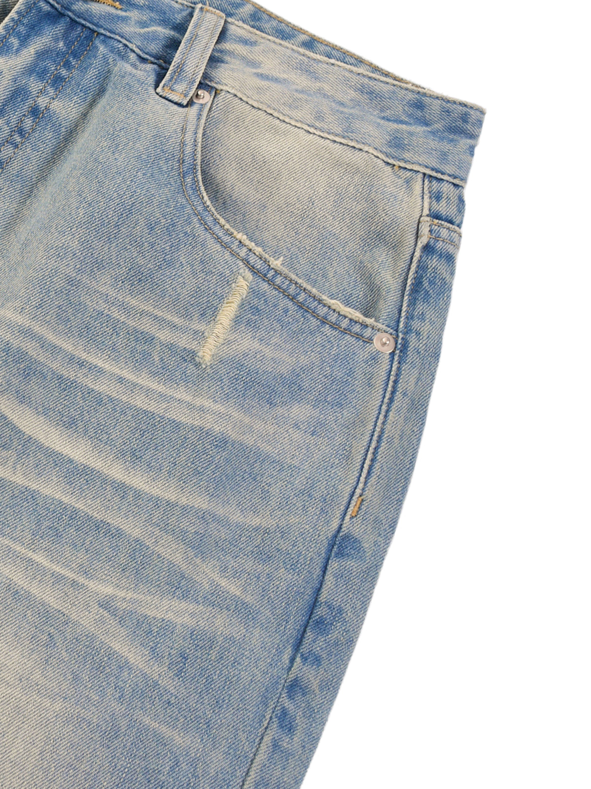 Bardibal Sun Fade Raw Hem Denim Jeans
